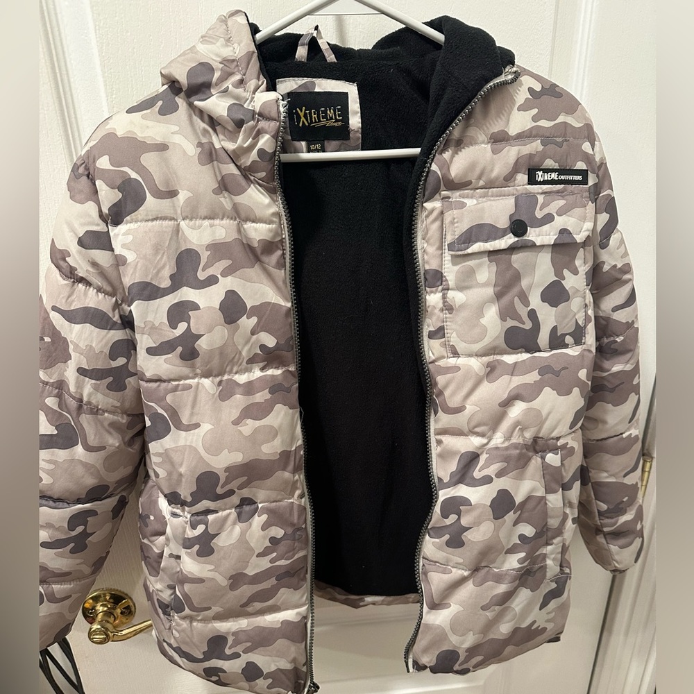 Xtreme boys camo winter jacket sz 10-12
